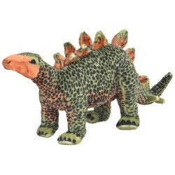 Jucărie de pluș dinozaur stegosaurus, verde și portocaliu xxl