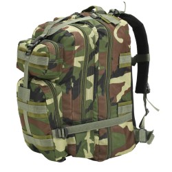 Rucsac în stil militar, 50 l, model camuflaj