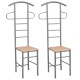 Scaune valet pentru domni, 2 buc., metal