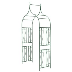 Arcadă de grădină plante cățărătoare vârf ascuţit verde închis