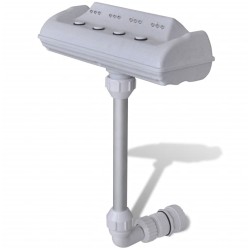 Fântână cascadă pentru piscină cu led-uri