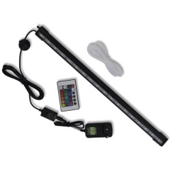 Lampă cu led pentru acvariu cu bule rgb 48 cm