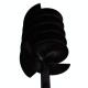 Burghiu de sol cu mâner 180 mm cu tub prelungitor 9 m, oțel Burghiu de sol cu mâner 180 mm cu tub prelungitor 9 m, oțel
