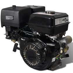 Motor pe benzină, negru, 15 cp, 11 kw