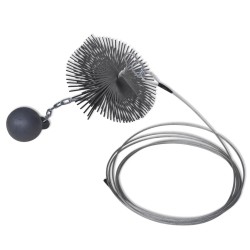 Perie rotundă pentru curățat coșul de fum diametru 20 cm