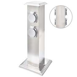 Priză de grădină tip "turn" oțel inoxidabil