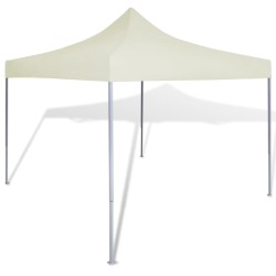 41463 cream foldable tent 3 x 3 m