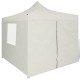 41464 cream foldable tent 3 x 3 m with 4 walls
