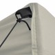 41464 cream foldable tent 3 x 3 m with 4 walls
