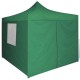 41468 green foldable tent 3 x 3 m with 4 walls