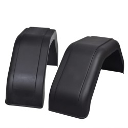 2 x apărătoare de noroi pentru roți de remorcă 200 x 680 mm