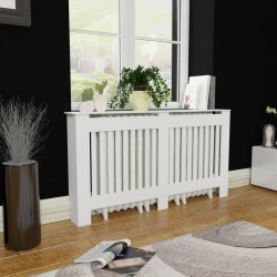 Mască de calorifer, dulap radiator, alb, 152 cm, mdf