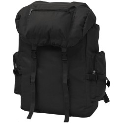 Rucsac în stil militar 65l, negru