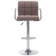 283418 bar stool taupe fabric