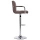 283418 bar stool taupe fabric