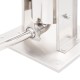 Aparat de umplut cârnați manual, argintiu, 5 l, oțel inoxidabil