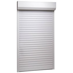 Oblon rulant, alb, 100 x 210 cm, aluminiu