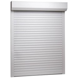 Oblon rulant, alb, 110 x 130 cm, aluminiu