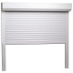 Oblon rulant, alb, 160 x 150 cm, aluminiu