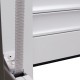 Oblon rulant, alb, 160 x 150 cm, aluminiu
