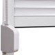 Oblon rulant, alb, 160 x 150 cm, aluminiu