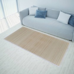 Covoare de bambus natural, 4 buc., 120x180 cm, dreptunghiulare