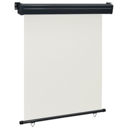 Copertină laterală de balcon, crem, 145x250 cm