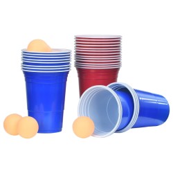 Set de masă joc bere ping pong, 0,5 l, plastic