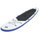 Set placă stand up paddle sup surf gonflabilă, albastru și alb