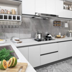 Folie de mobilier autoadezivă, alb, 500 x 90 cm, pvc