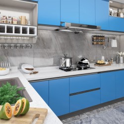 Folie de mobilier autoadezivă, azuriu, 500 x 90 cm, pvc