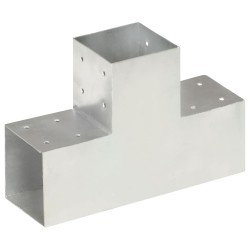 Conector de grindă, formă t, 101 x 101 mm, metal galvanizat