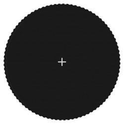 Podea de trambulină rotundă de 4,57 m, negru, material textil