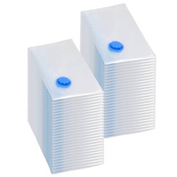 Saci vidați îmbrăcăminte depozitare voiaj 50 buc. 80x60 cm