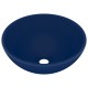 Chiuvetă baie lux albastru închis mat 32,5x14cm ceramică rotund