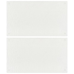 Plăci de tocat 2 buc. sticlă securizată model bule transparente