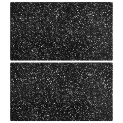 Plăci de tocat, 2 buc., sticlă securizată, cu model de granit