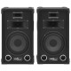 Boxe hifi de scenă pasive profesionale, 2 buc., negru, 800 w