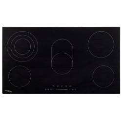 Plită ceramică cu 5 arzătoare, control tactil, 77 cm, 8500 w