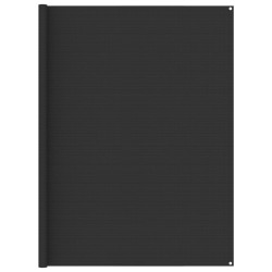 Covor pentru cort, antracit, 250x250 cm, hdpe