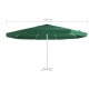 Pânză de schimb umbrelă de soare de grădină, verde, 515 cm