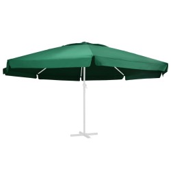 Pânză de schimb umbrelă de soare de grădină, verde, 610 cm