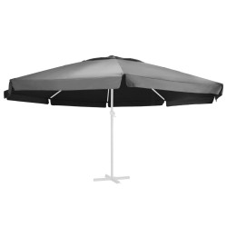 Pânză de schimb umbrelă de soare de grădină, antracit, 610 cm
