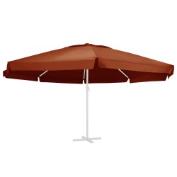 Pânză de schimb umbrelă de soare de grădină cărămiziu 610 cm