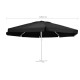 Pânză de schimb umbrelă de soare de grădină negru 610 cm