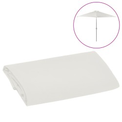 Pânză de schimb umbrelă de soare de exterior alb nisipiu 300 cm