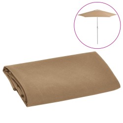 Pânză de schimb umbrelă de soare de exterior gri taupe 300 cm