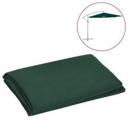 Pânză de schimb umbrelă de soare, verde, 300 cm