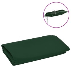 Vida xl pânză de schimb umbrelă de soare consolă, verde, 350 cm