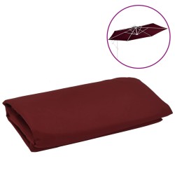 Vida xl pânză de schimb umbrelă de soare consolă, roșu bordo, 350 cm